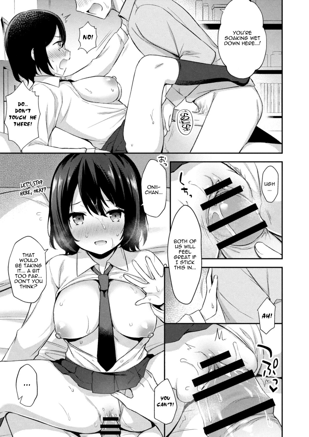 Hentai Manga Comic-Little Sister Temptation #6 I Can't Say No to Him Because He's My Brother!-Read-9